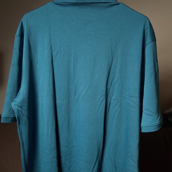 Lands End Aqua Blue Short Sleeve T-Shirt - XL - Picture 3 of 3